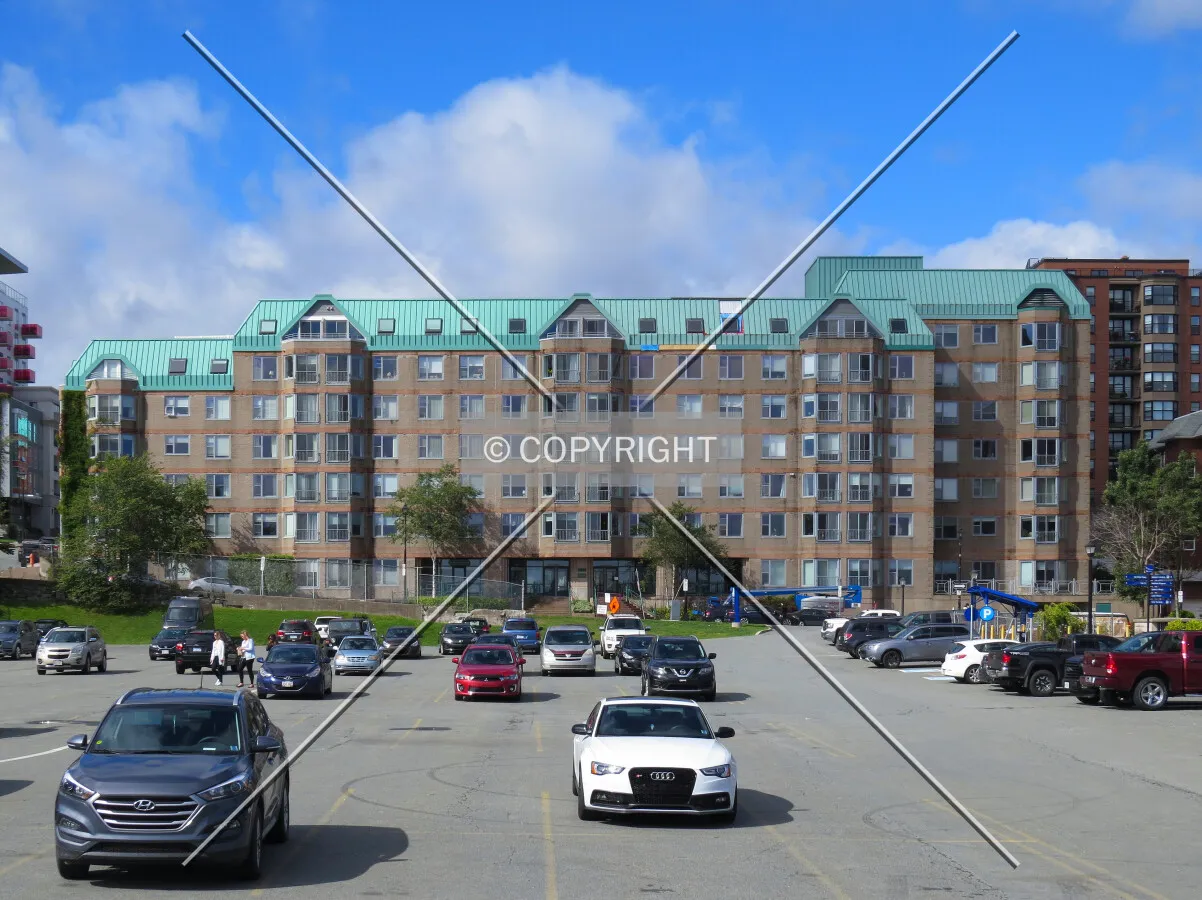 View to the west from the Halifax harbourfront