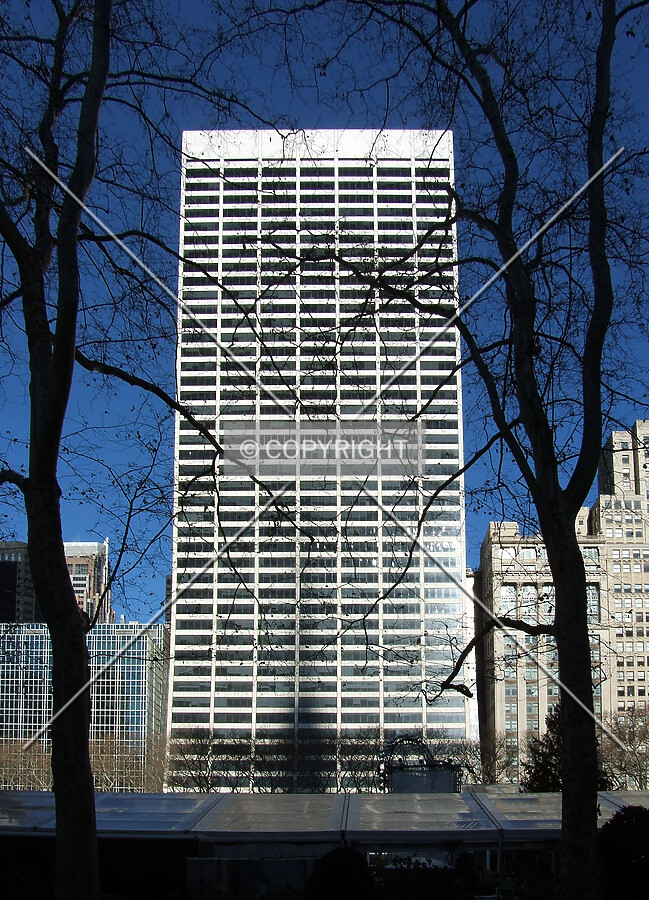 View from the southwest across Bryant Park