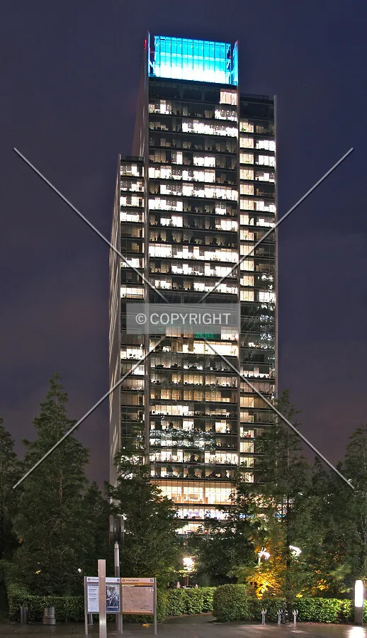 Western side at night