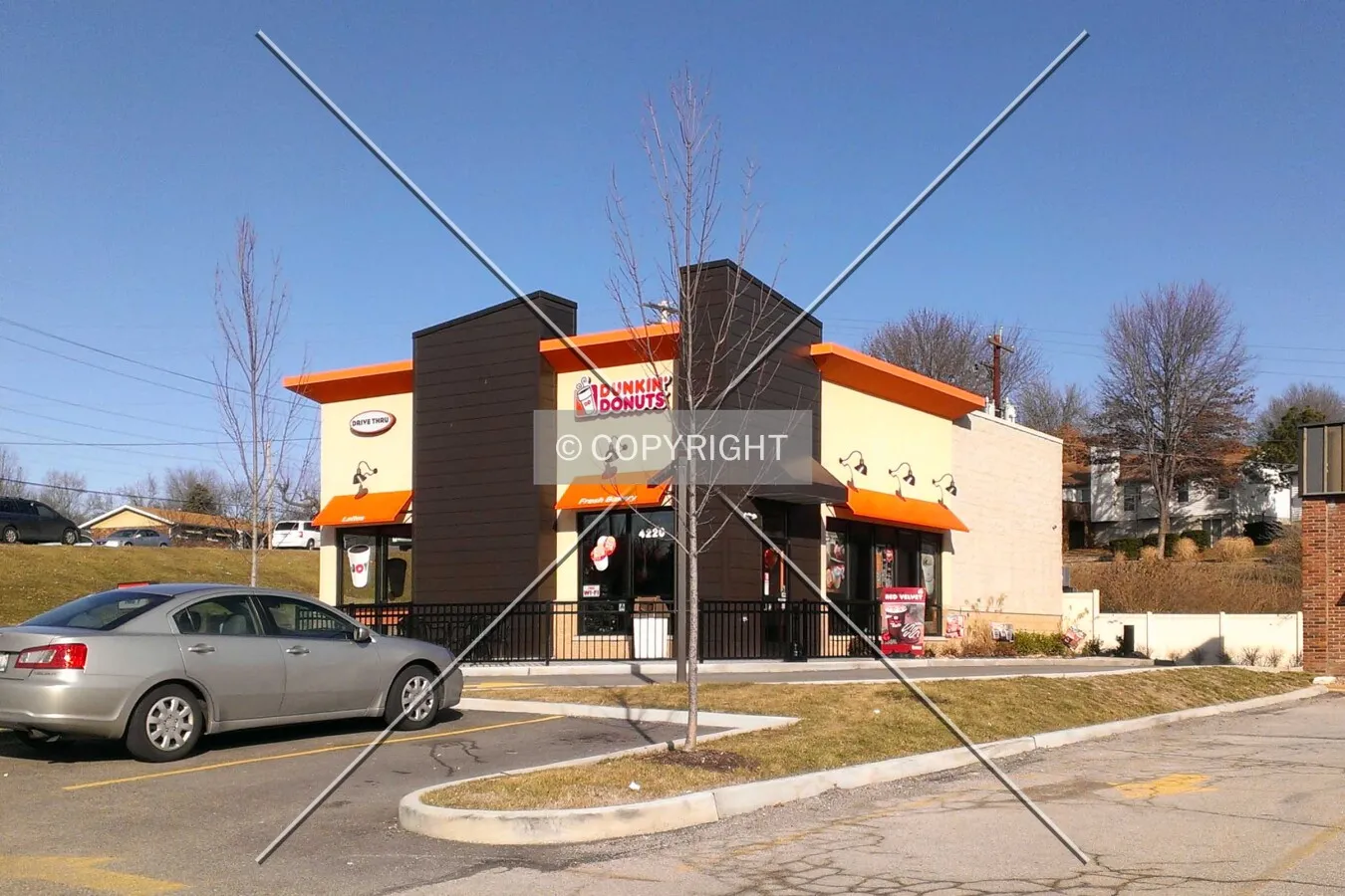View from the southeast