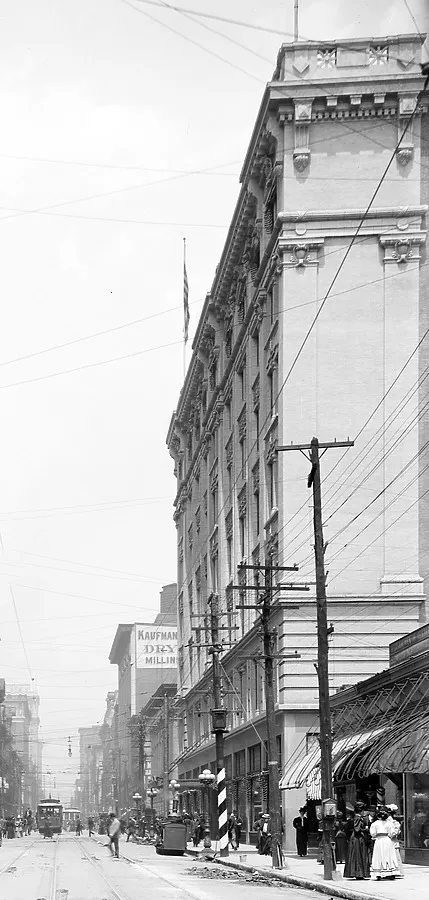 Vintage view from the southwest