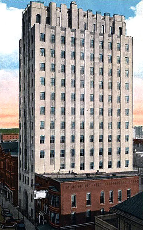 Vintage view from the northwest