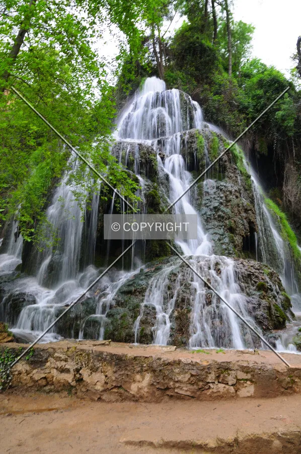 Waterfall in Monasterio de Piedra