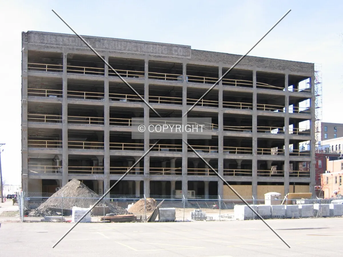 Windows removed on the southeast side