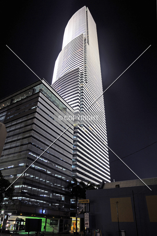 Looking up from the northeast