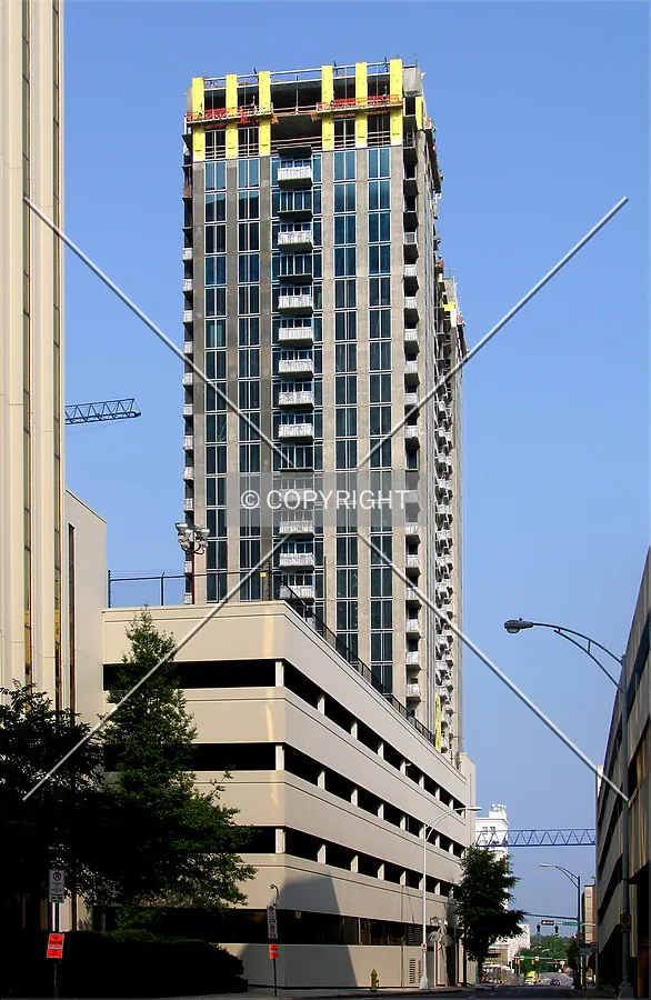 From South Tryon Street to the southeast