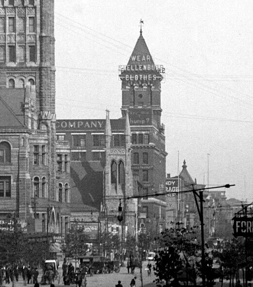 Vintage view from the southeast