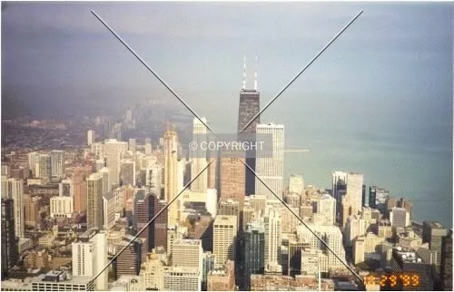 Looking north from Aon Center