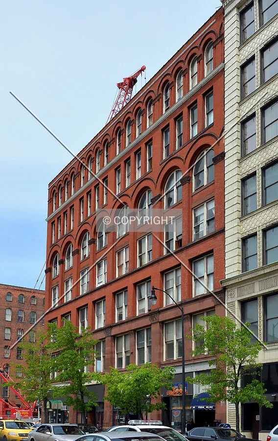 View from the southwest on St. Paul Street
