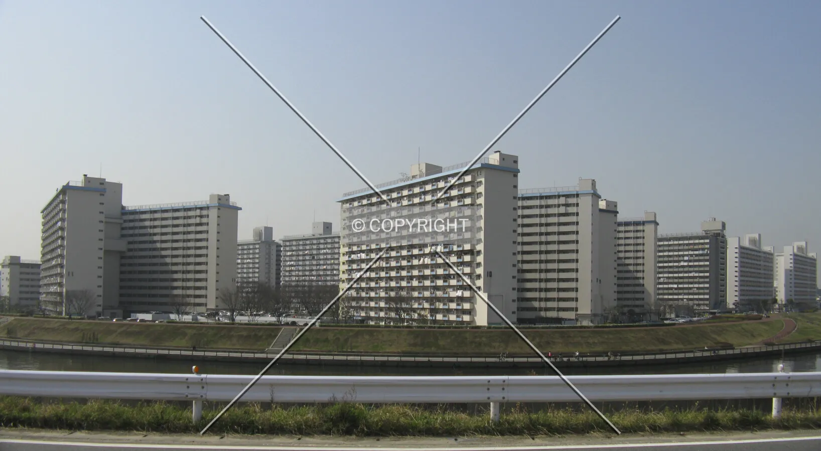 View from the north