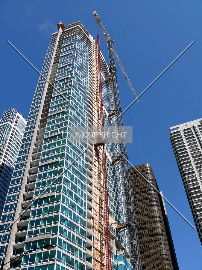 View from the corner of McClurg Courth at Grand Avenue