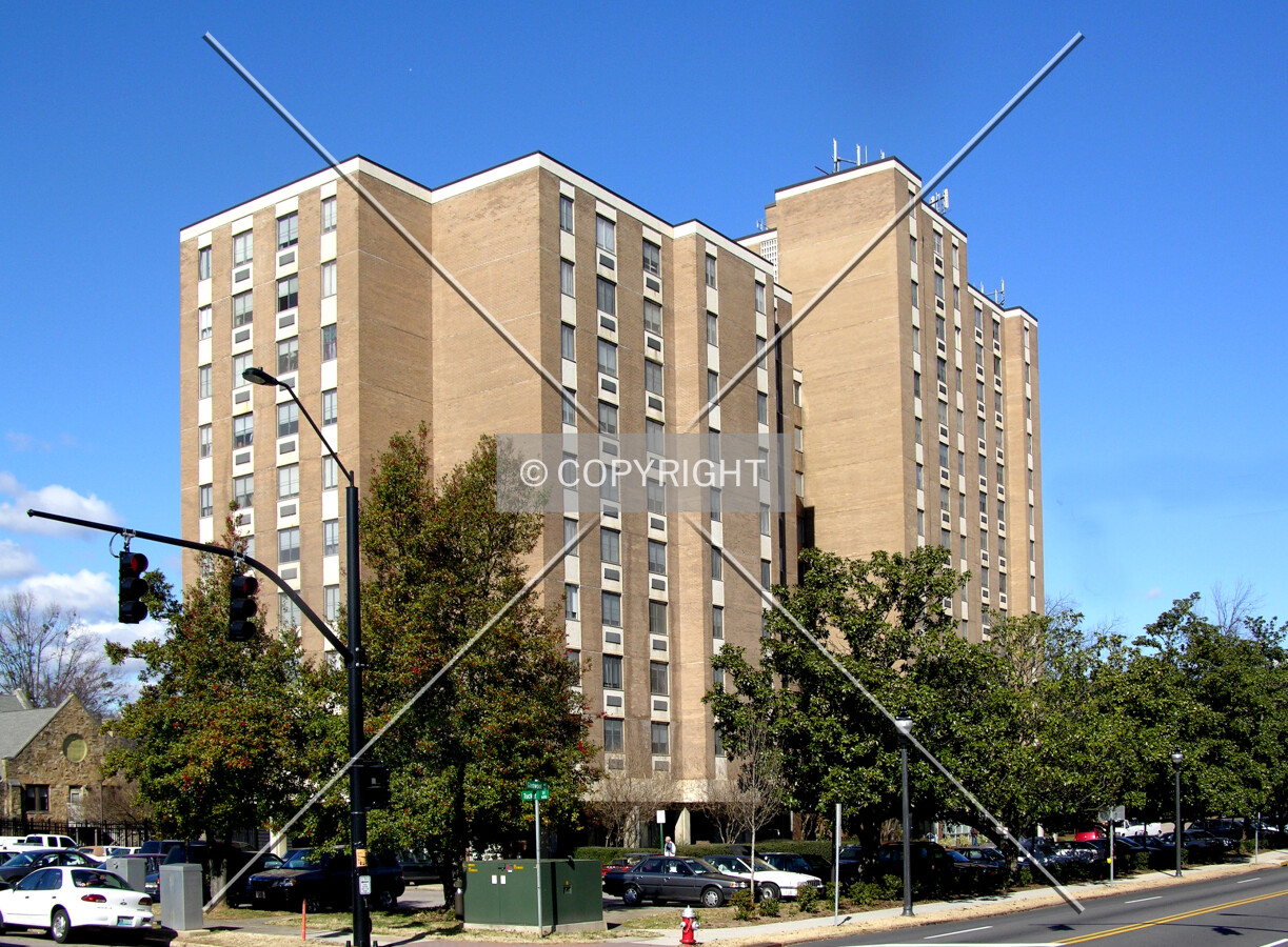 Looking northwest from Glenwood Avenue