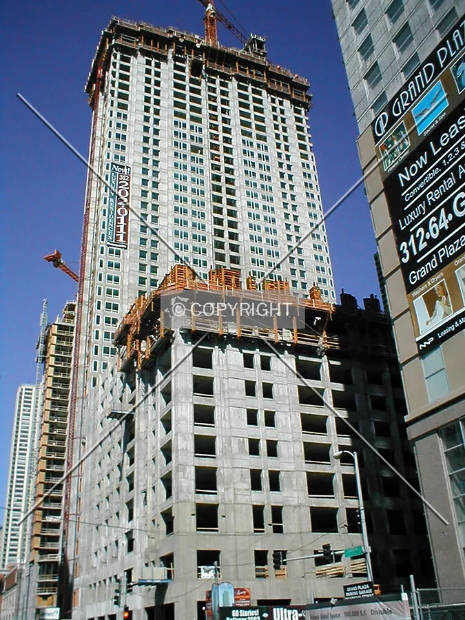 Looking past Grand Plaza