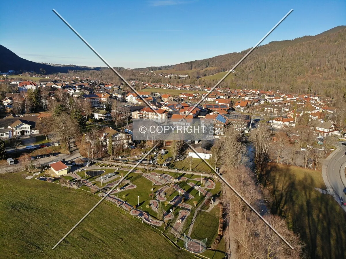 Ruhpolding panorama - in the winter time