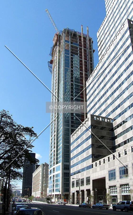 View from the southeast along Market Street