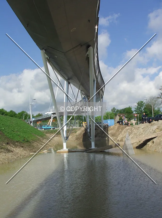 As seen from under the bridge
