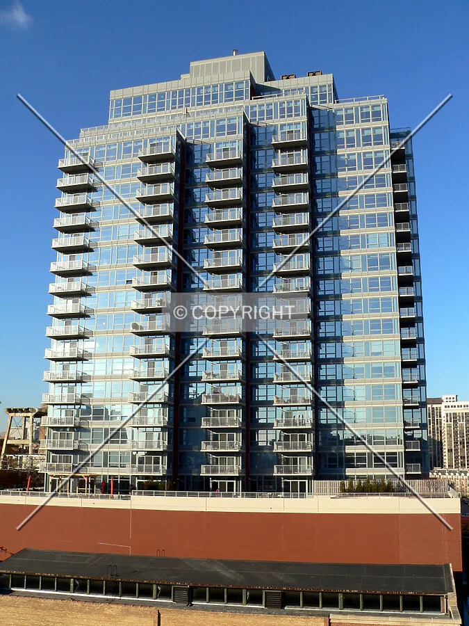 View to the north from 1712 South Prairie Avenue
