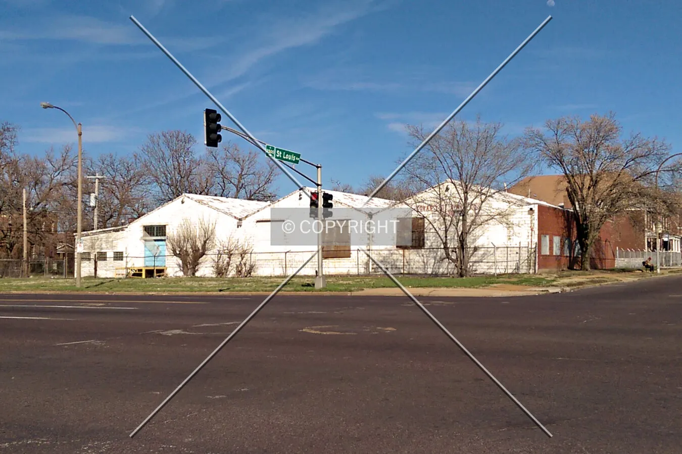 View from the southwest; March 30, 2015