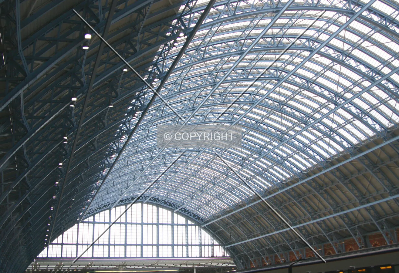 View across the train shed
