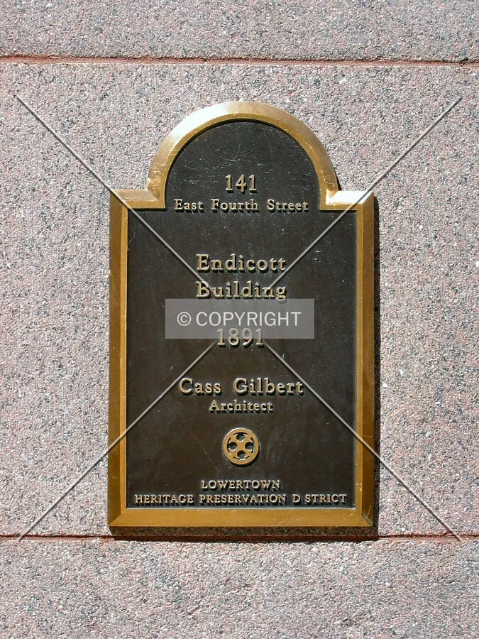 Plaque on 4th Street