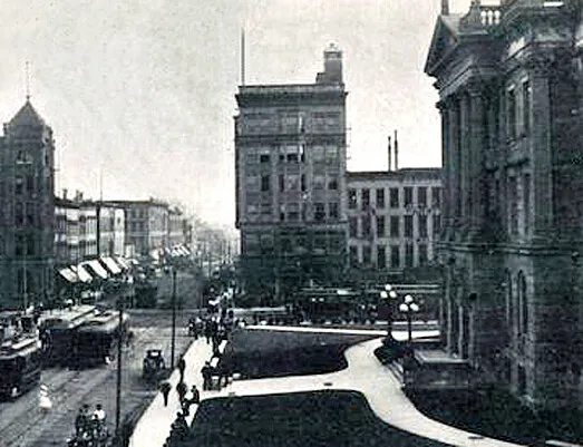 Vintage view from the north