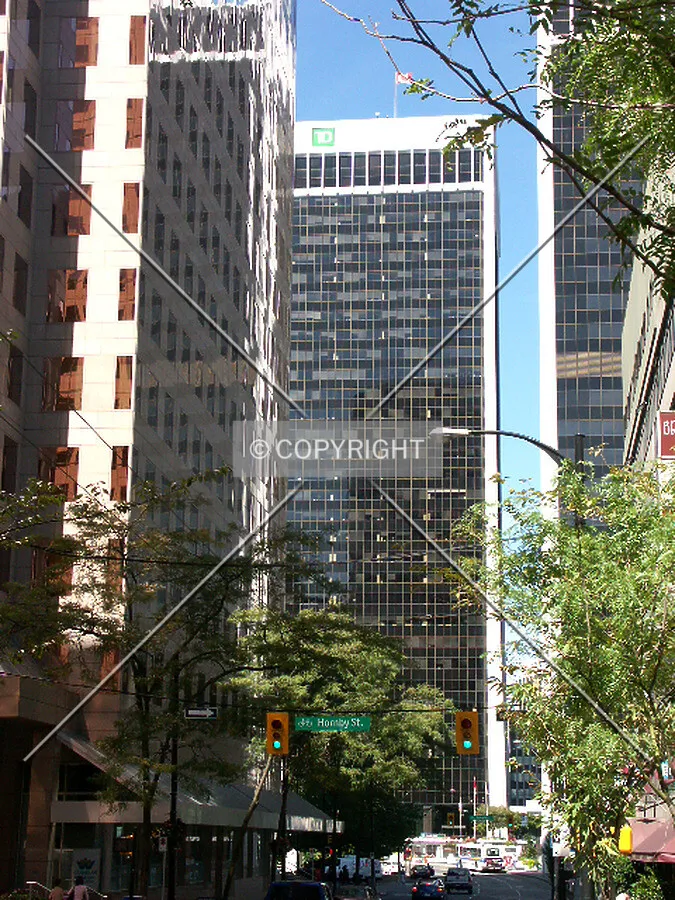 View down Dunsmuir Street