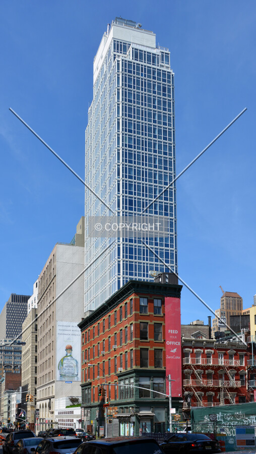 View from the northeast on Lafayette Street