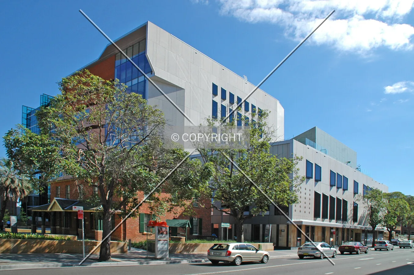 As seen from the southeast