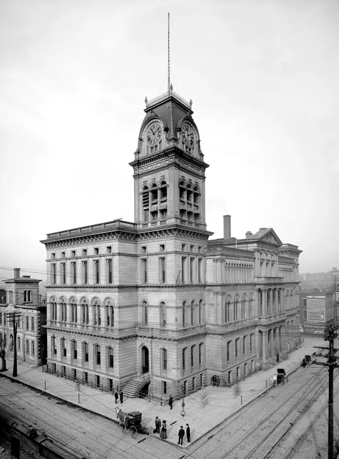 Vintage view from the southeast