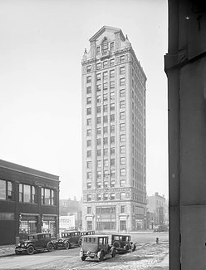 View from the northeast