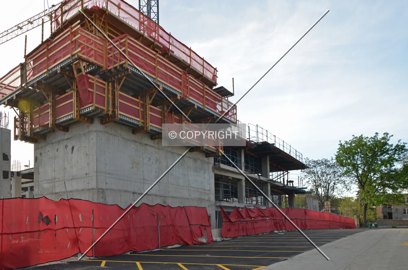 Eastern edge of the structure, looking north. May 19, 2015.