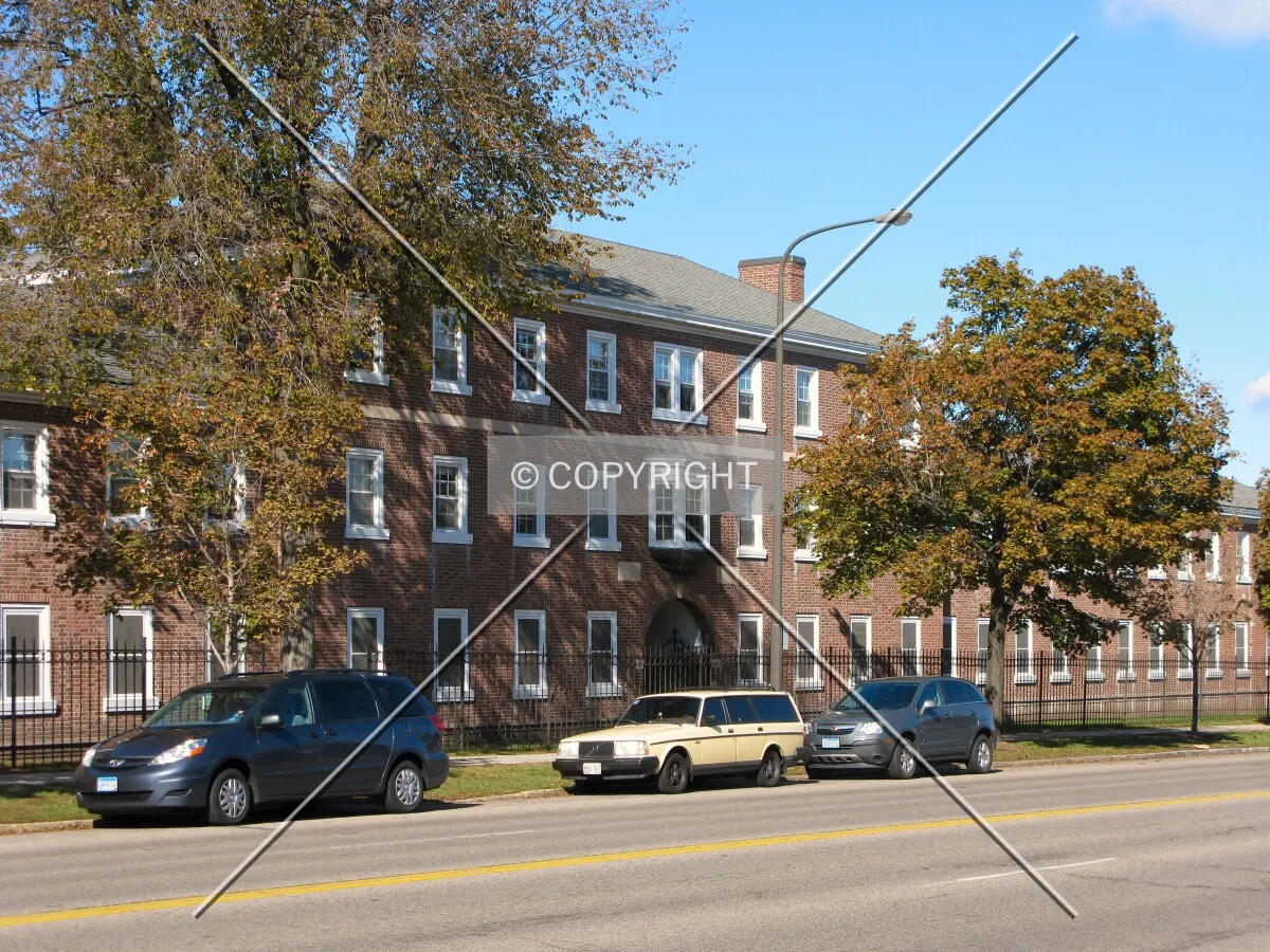 View to the northwest across Snelling Avenue