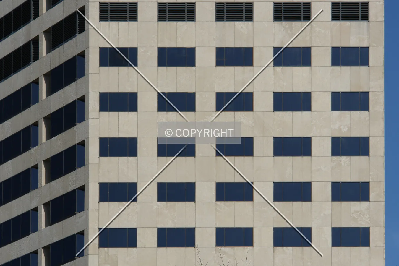 Windows and facade detail