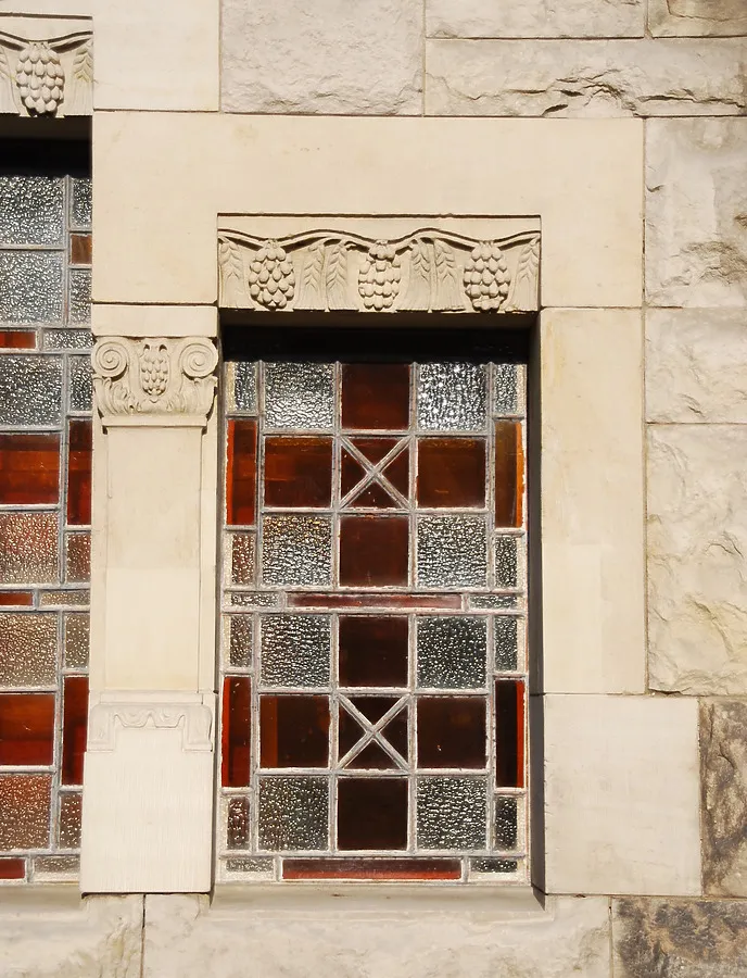 Stained glass window