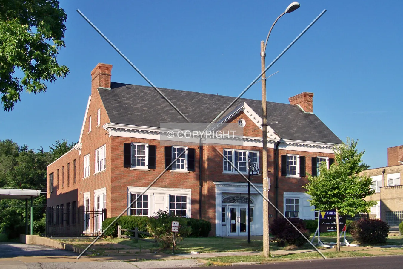 View from the northeast