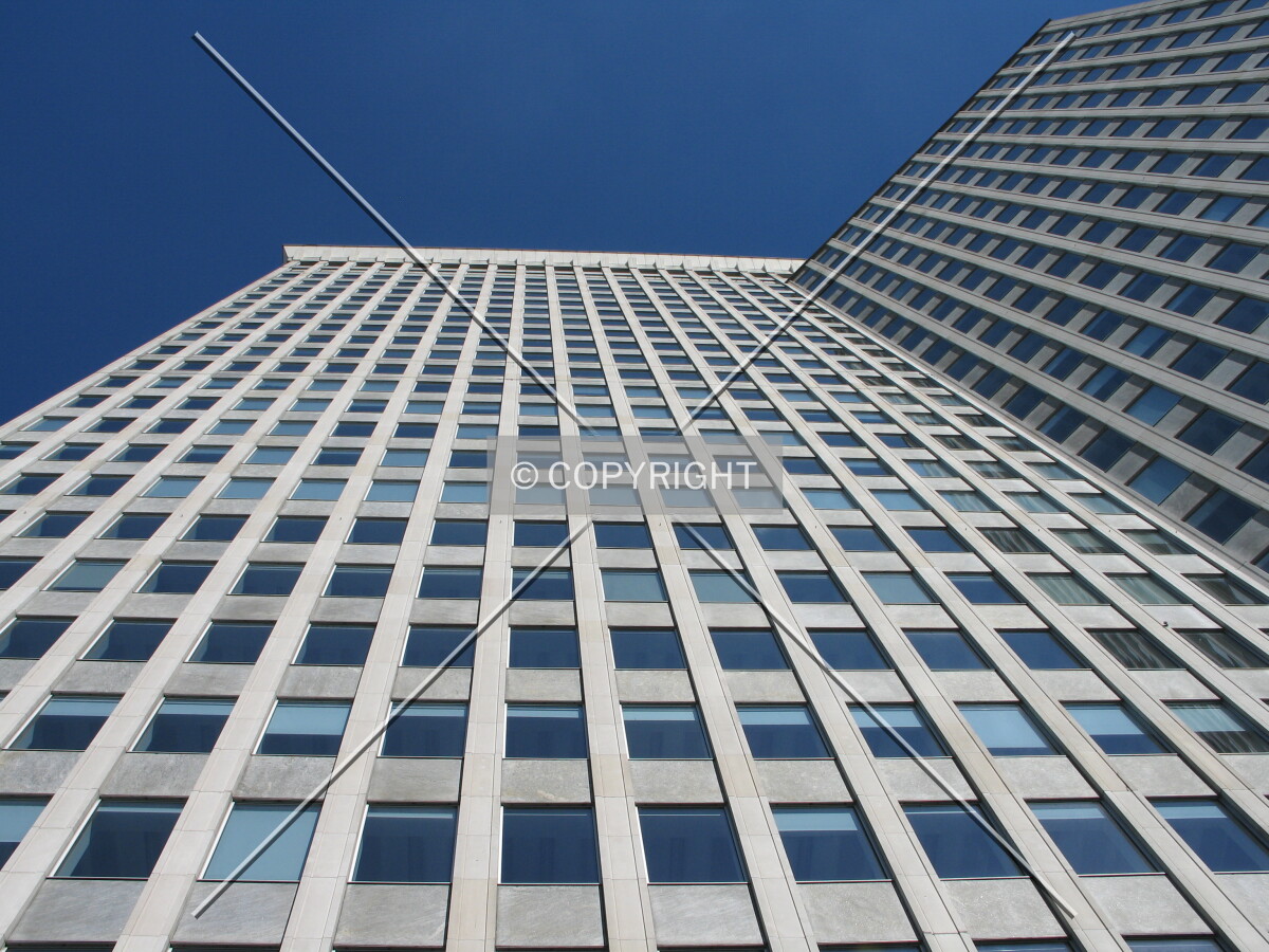 Looking up from the southwest