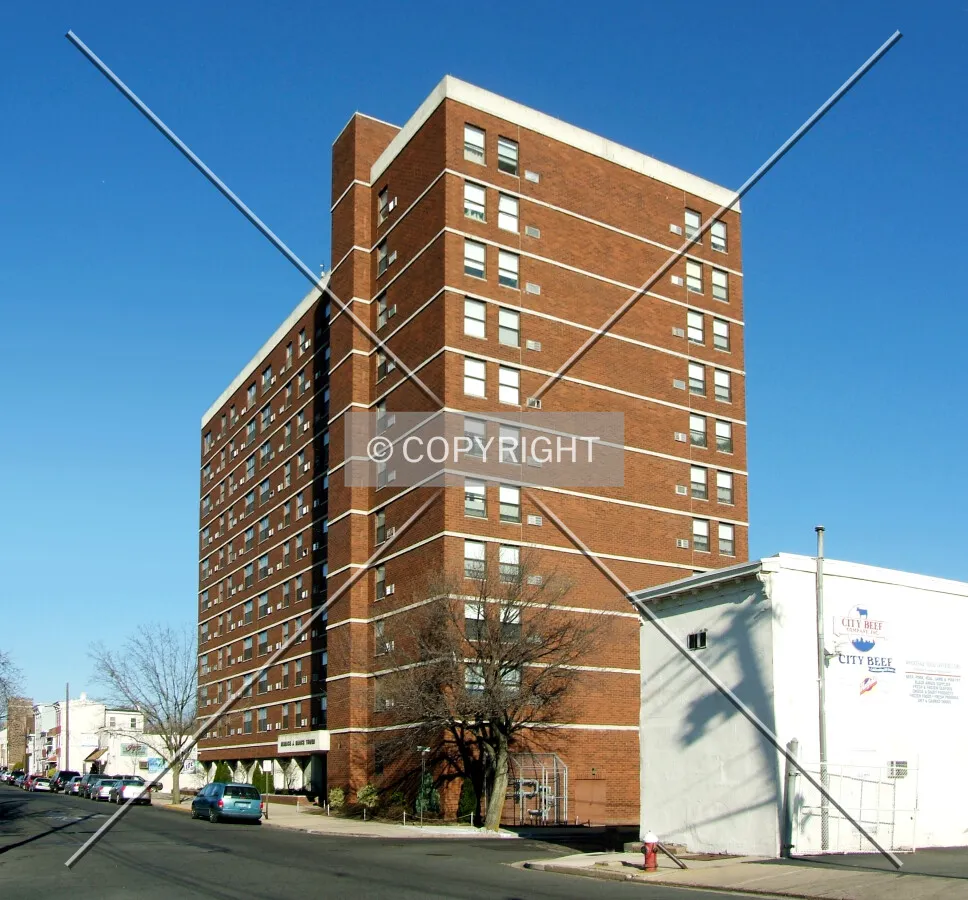 View from the southwest along Willow Street