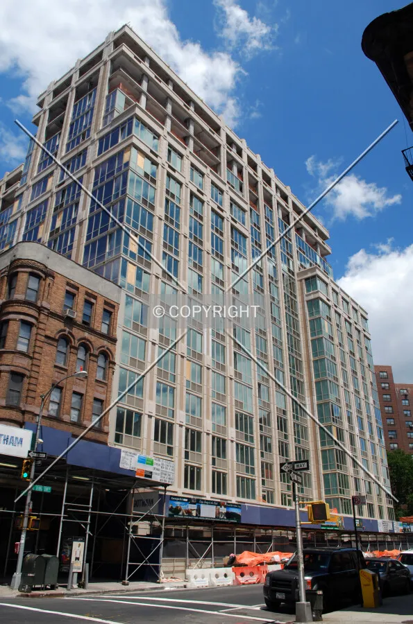 Viewed from the south along Lexington Avenue