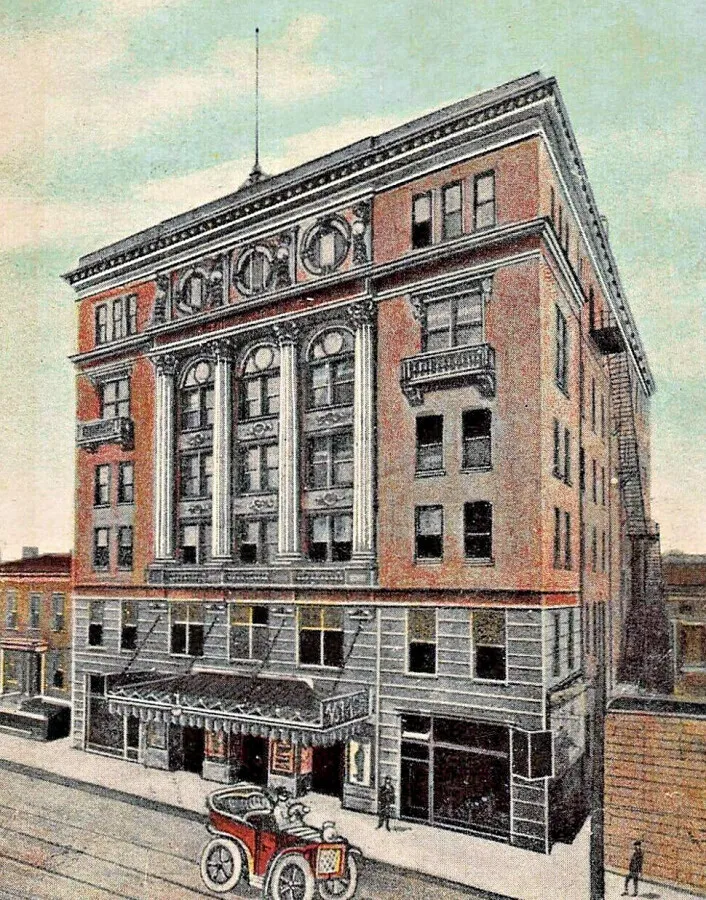 Vintage view from the northwest
