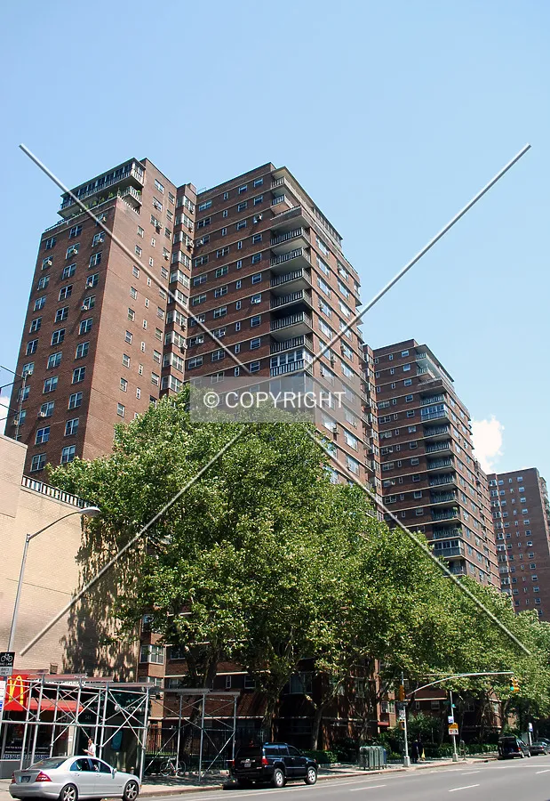 From the south along 8th Avenue