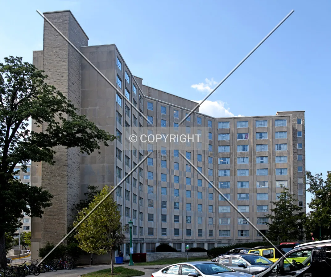 View from the southeast