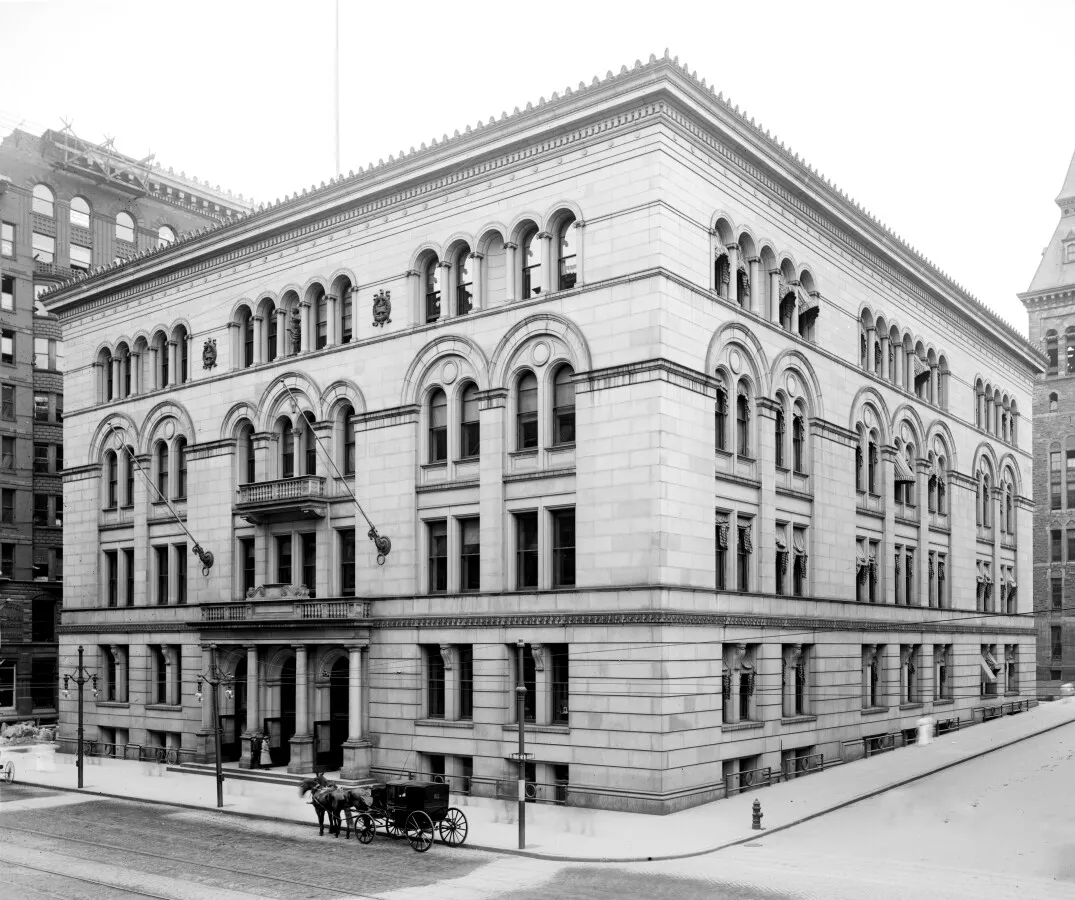 Vintage view from the northwest