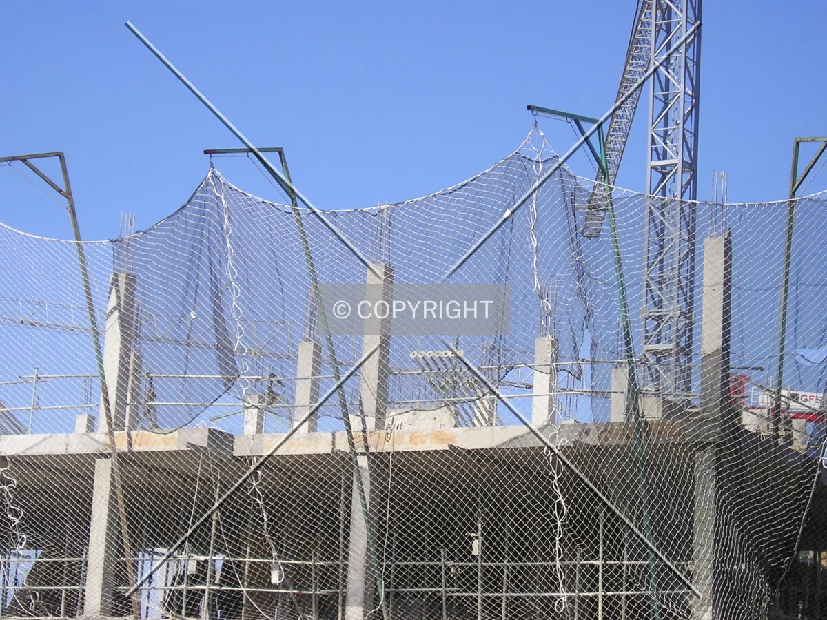 Close view of the structure