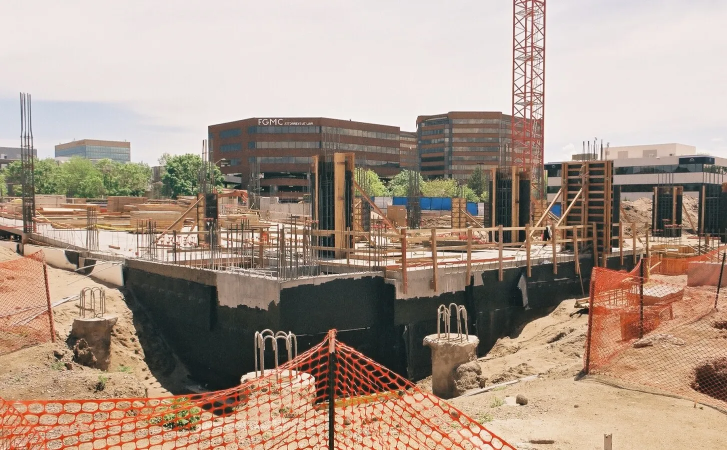 View to the southeast