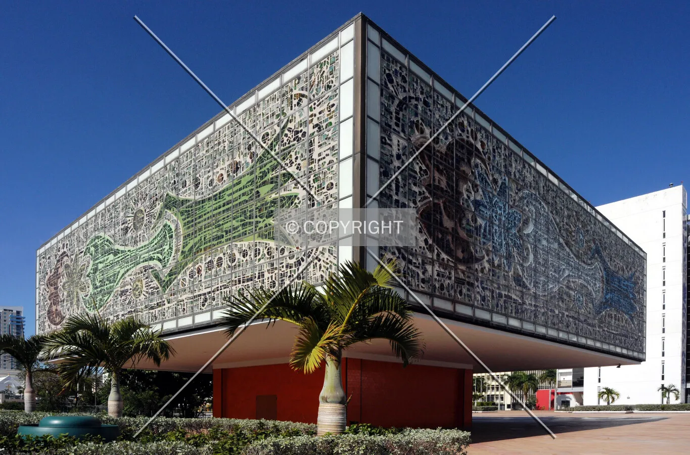 Bacardi Square Building, Miami, Florida, U.S. A.