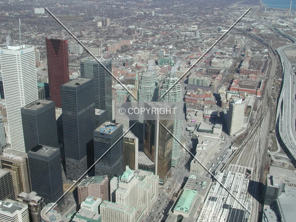 View from the skypod towards the east