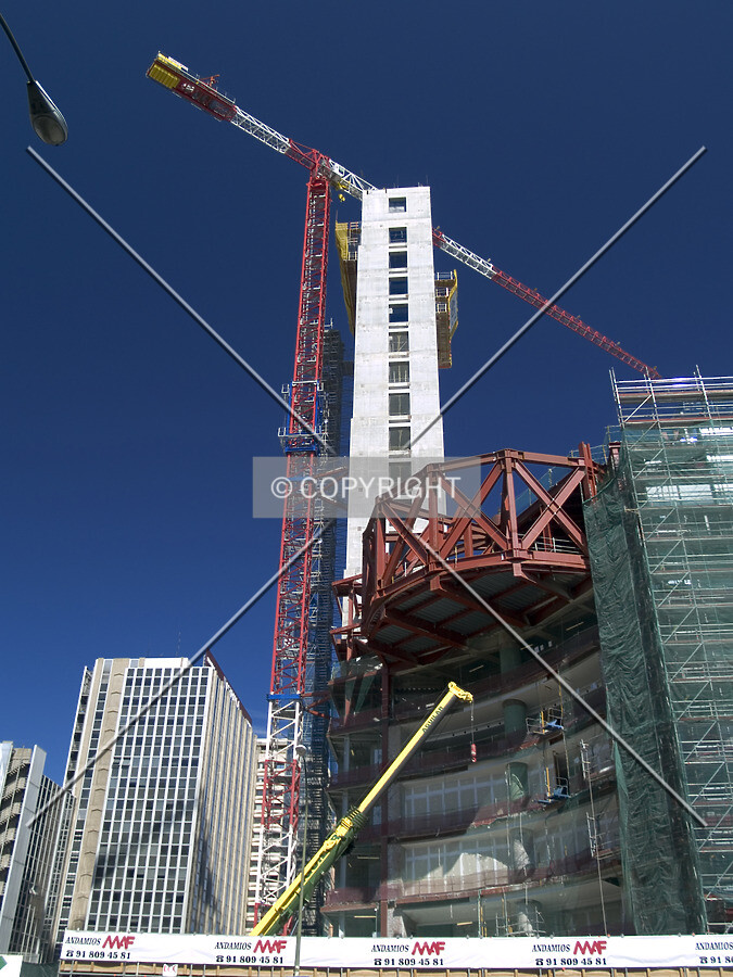 Looking up from the south