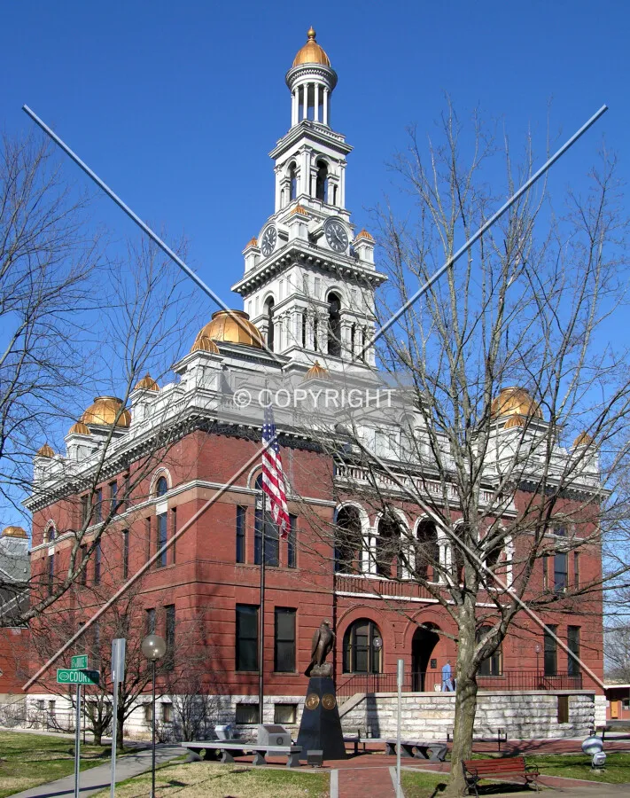 Looking northwest from Main Street