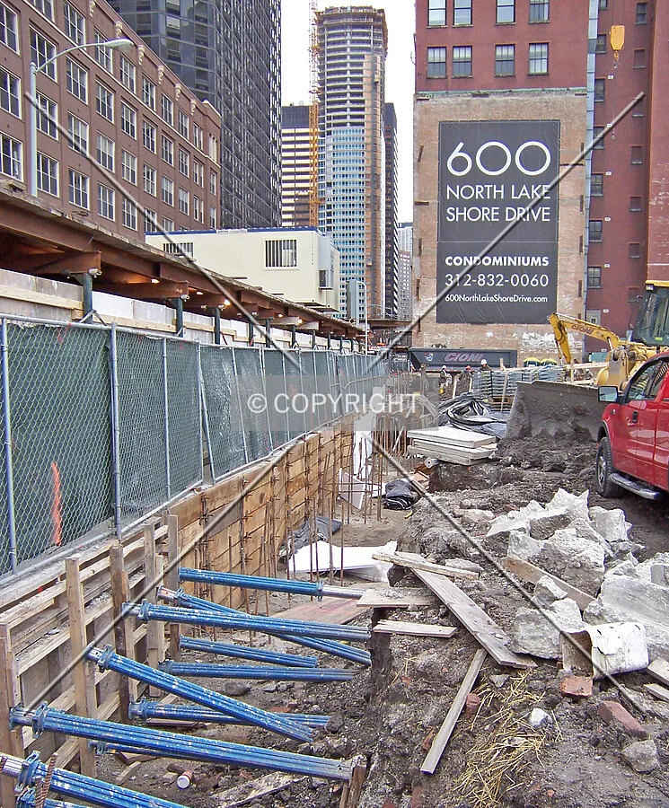Looking west along the south edge of the site