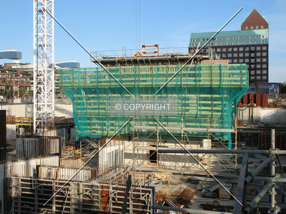 The core seen from the northwest